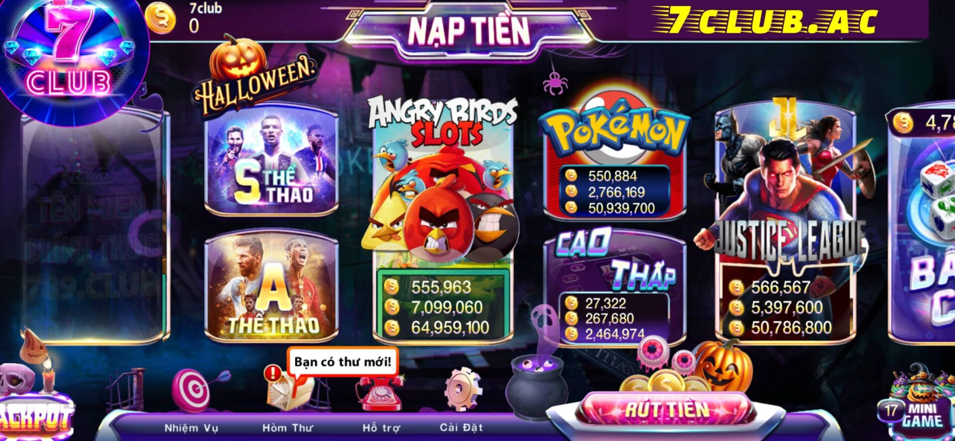 Thông tin về 7club 7Club Game Bài