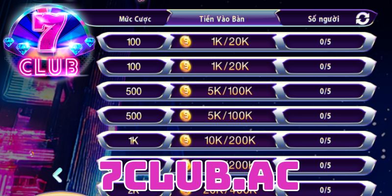 game bai xi to 7club luat va chien luoc choi bach thang 1